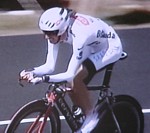 Andy Schleck pendant la 20ème étape du Tour de France 2008